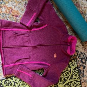 The North Face zip up, fleece lined women’s jacket- Size S